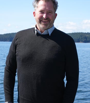 Portrait of Kevin Ranker, San Juan Islands Waterfront Specialist.